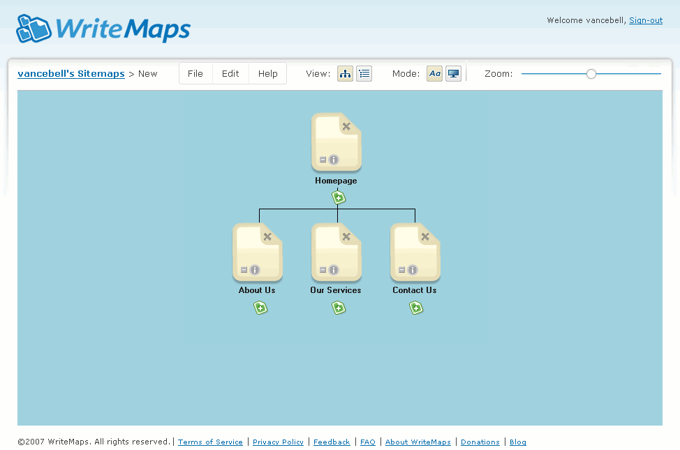 Review: WriteMaps - Web-based Sitemap Creation Application