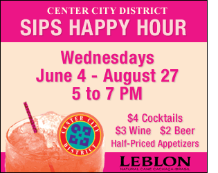 Summer happy hours in Center City Philadelphia. These ads helped get the word out.