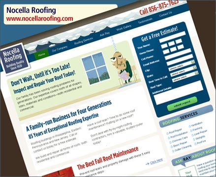 Nocella Roofing Website Launch