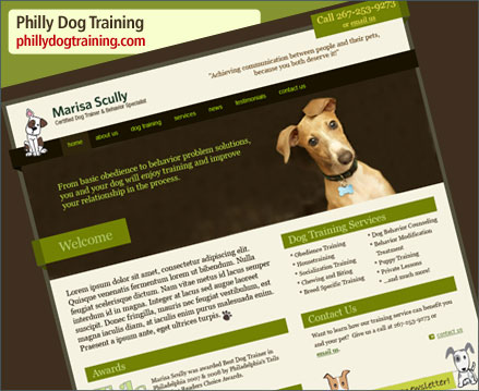 Philly Dog Training Website Launch