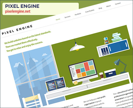 Pixel Engine Website Relaunch