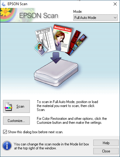 Epson 1200 Driver Setup - Epson Scan Utility