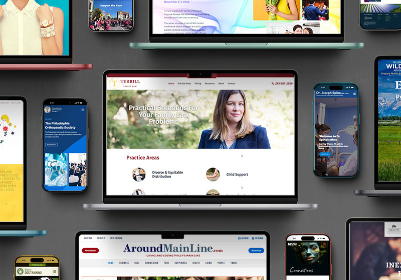 Web Design Services, Vance Bell, Philadelphia, PA